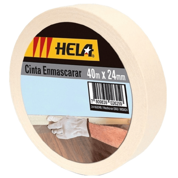 Cinta de enmascarar Masking tape 24mm x 40 mts-0