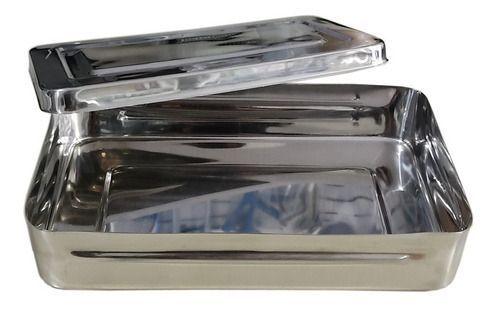 Caja Acero Inoxidable De 20x10x4cm-2
