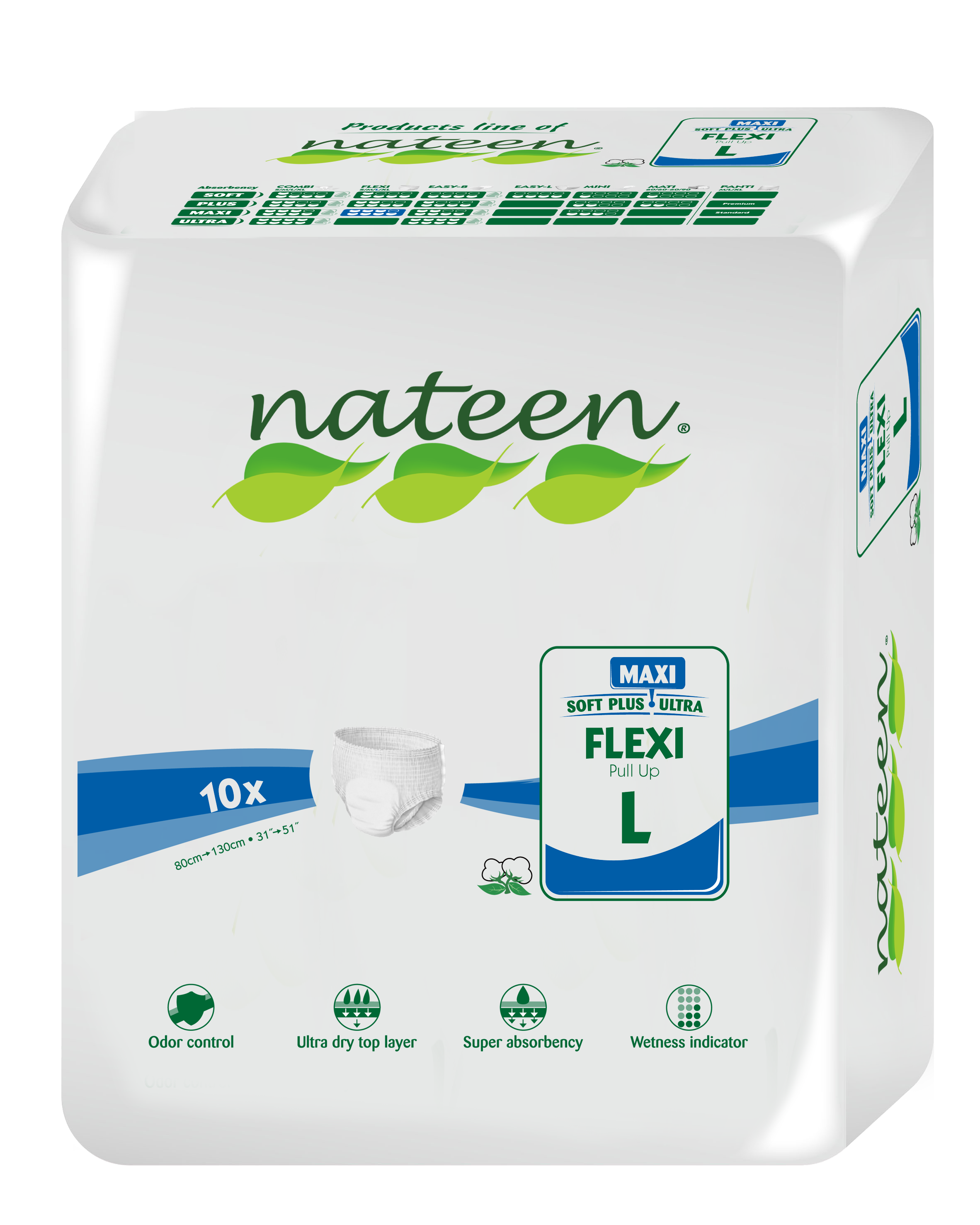 Pañal Adulto Flexi Maxi L - 10 unidades-0