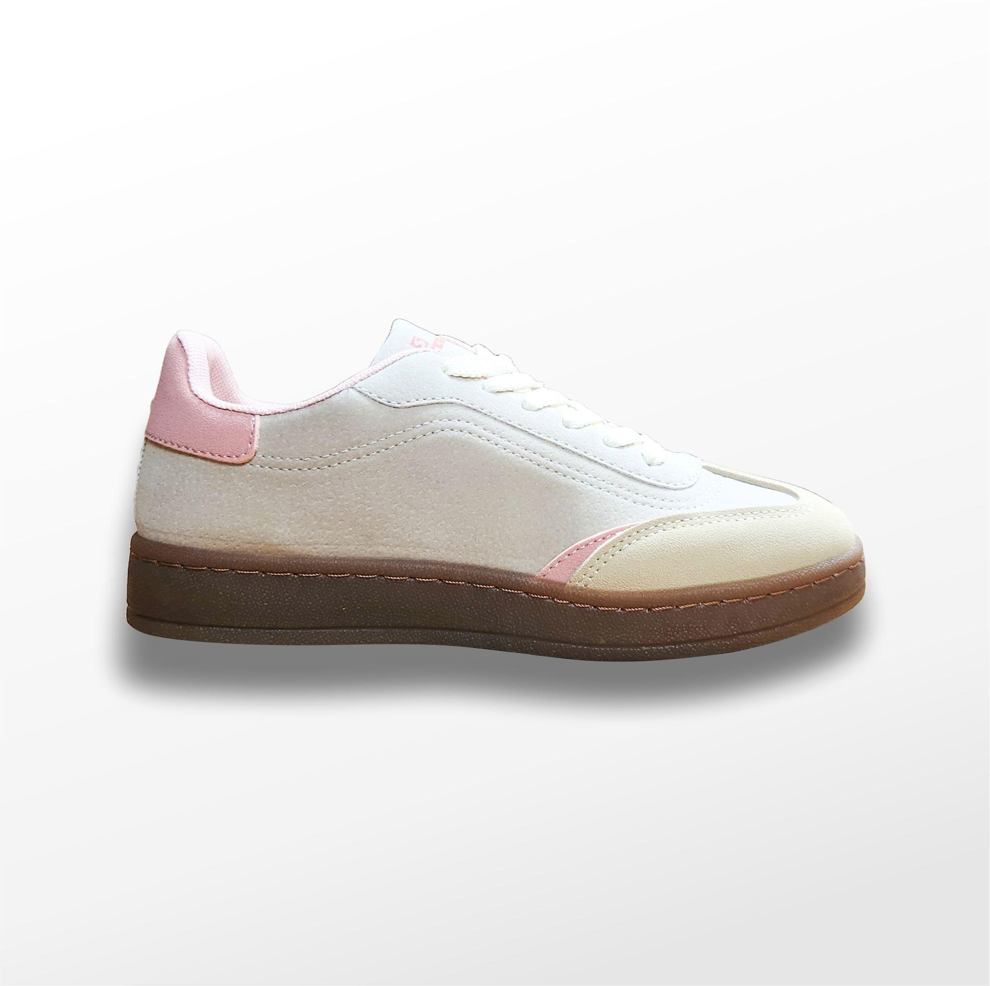 ZAPATILLAS MUJER ROSA CORDON PU-0