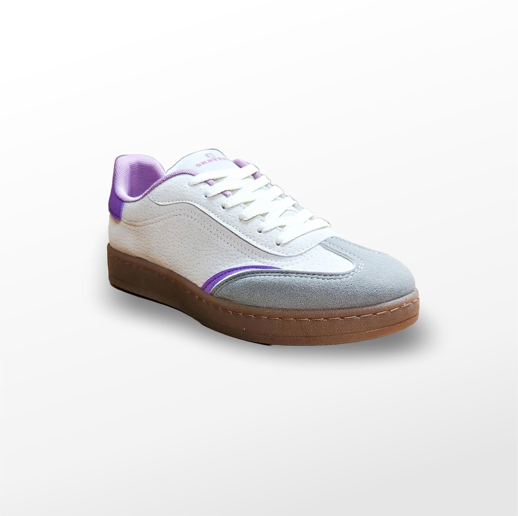 ZAPATILLAS MUJER LILA CORDON PU-1