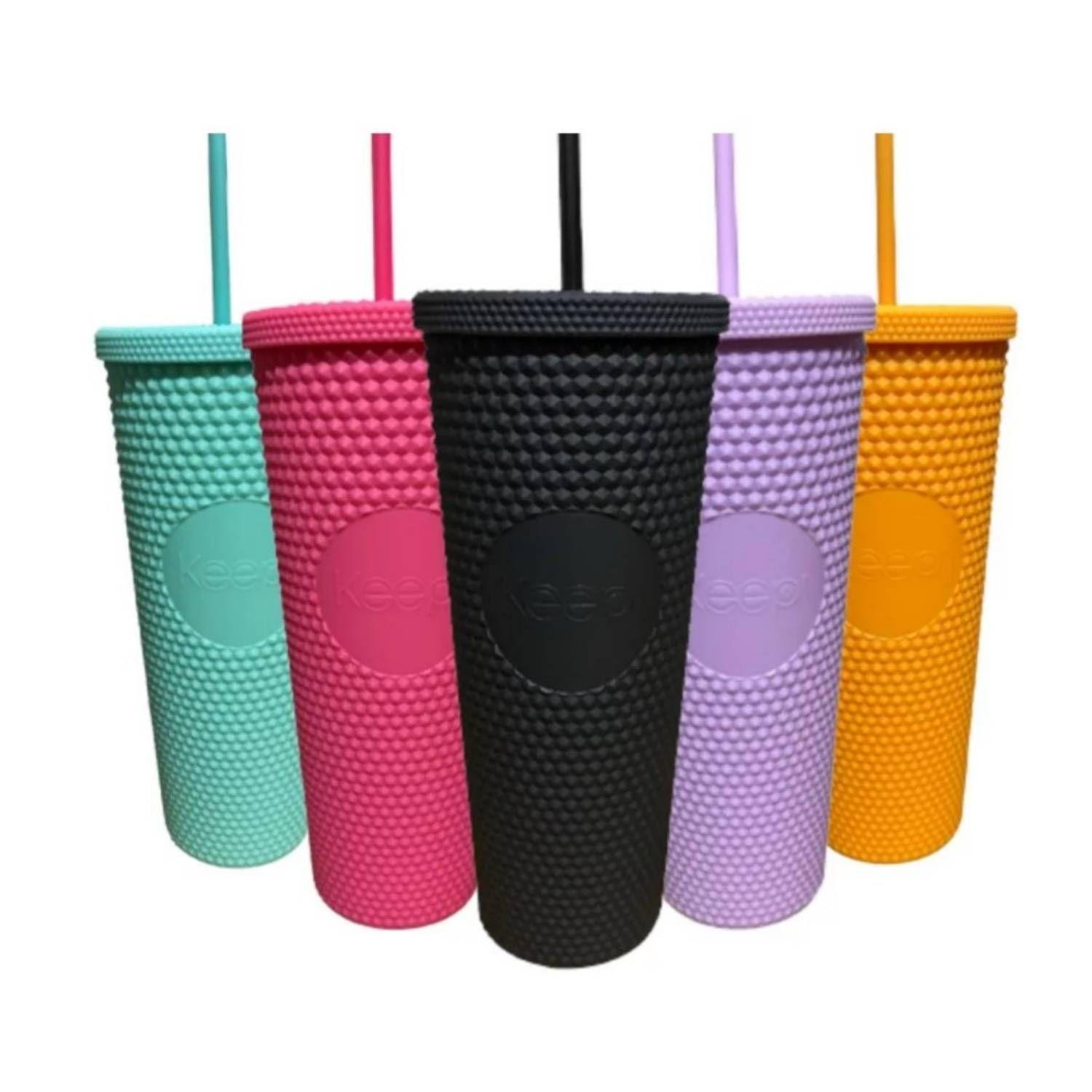 Vaso Tumbler Venti Bombilla Morado Keep -3
