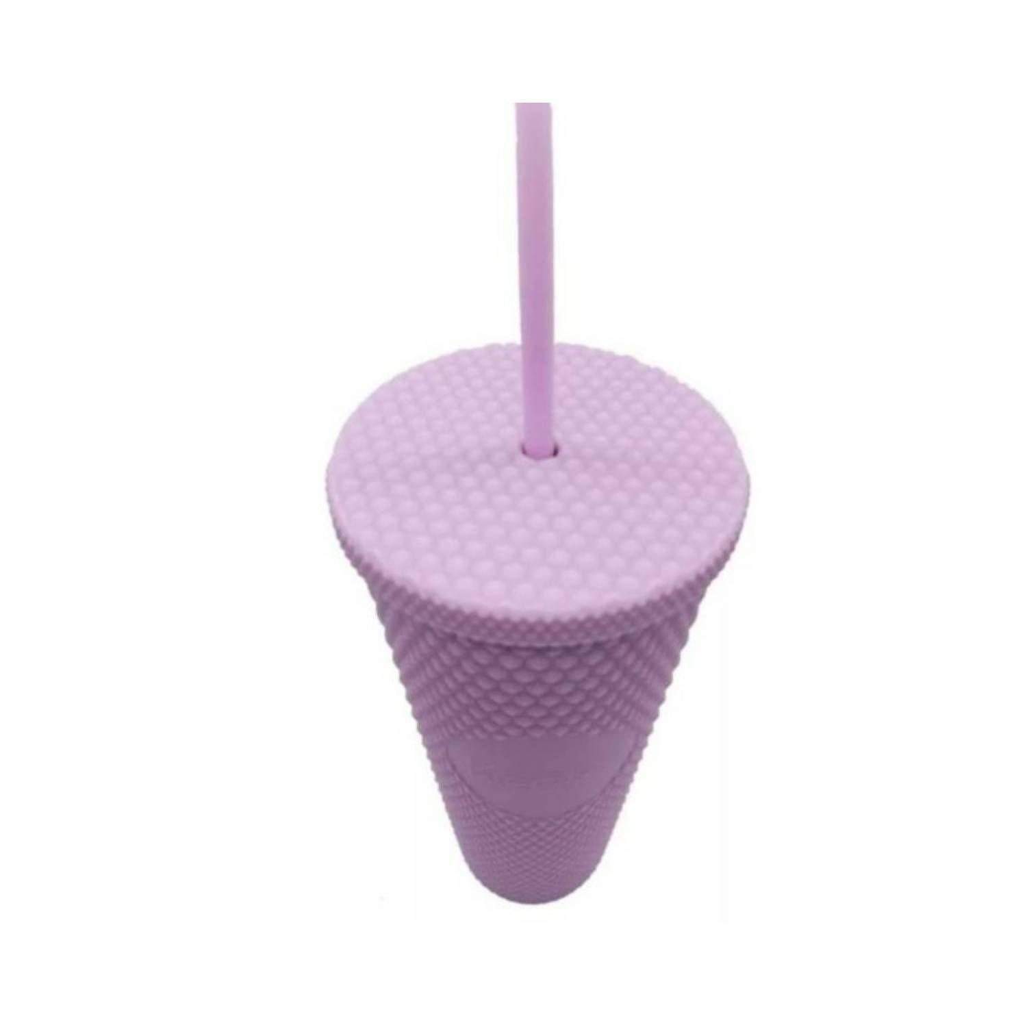 Vaso Tumbler Venti Bombilla Morado Keep -2