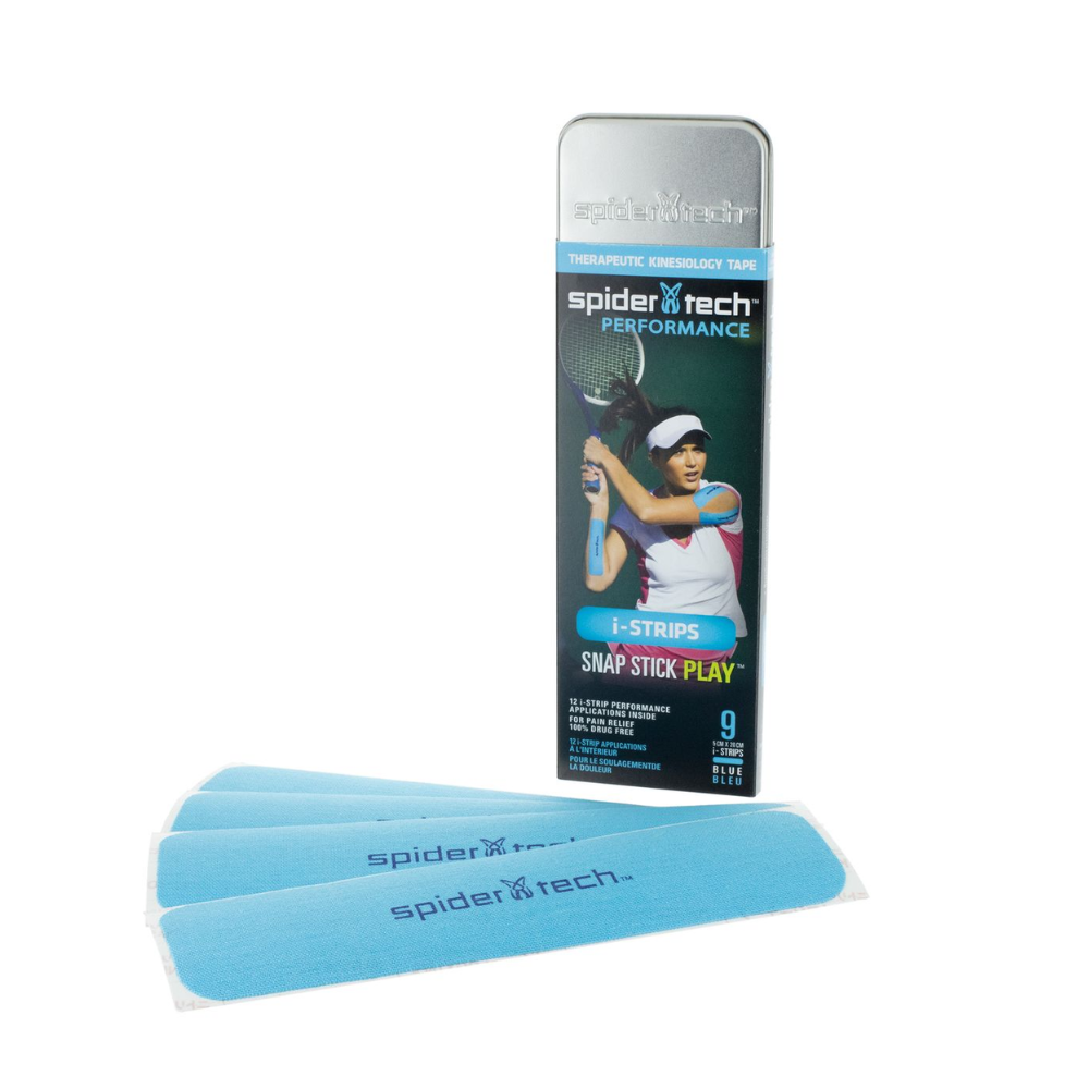 Universal I-Strips Spidertech color Azul - Tennis (Lata 9 Unidades)-0