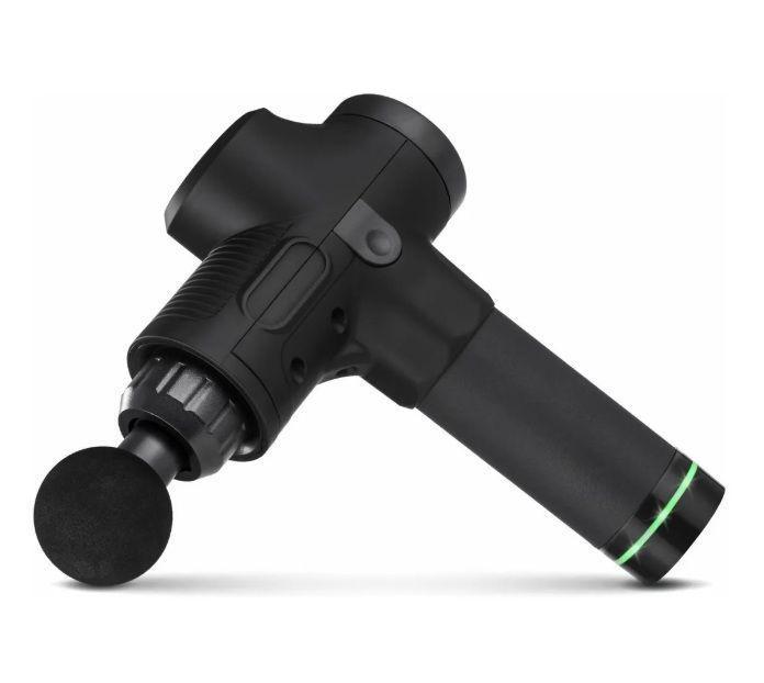 Pistola de Masaje Muscular 30 Velocidades 6 Cabezales Color Negro-2