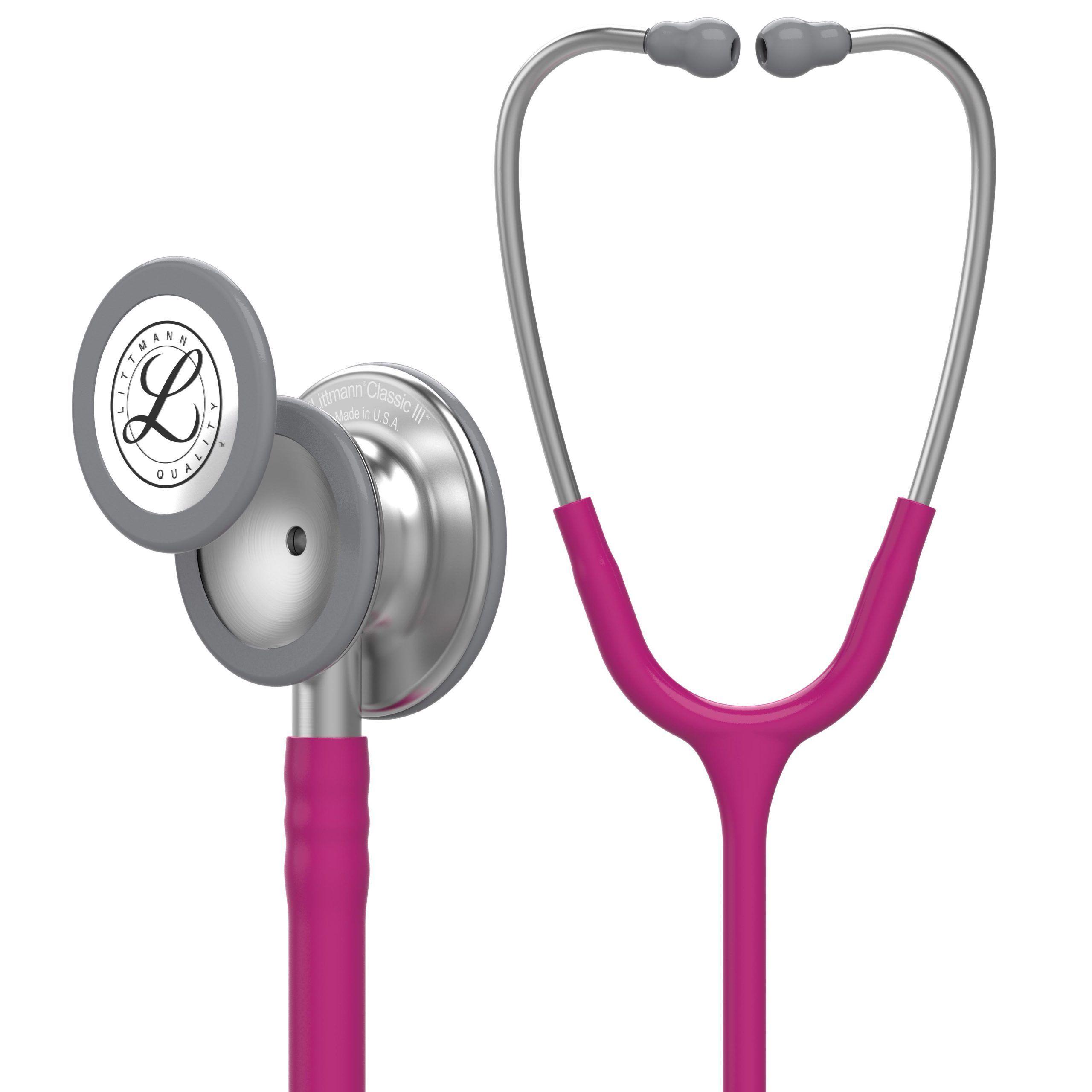 Fonendoscopio-Estetoscopio Littmann Classic Iii Frambuesa + Estuche Morado-0