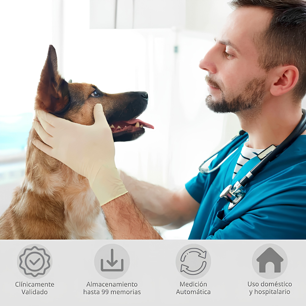 Toma presión Veterinario con oxímetro de pulso 08A-VET-3