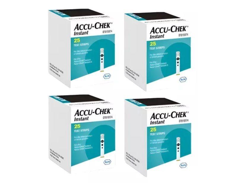 100 TIRAS / CINTAS REACTIVAS ACCU-CHEK® INSTANT-1