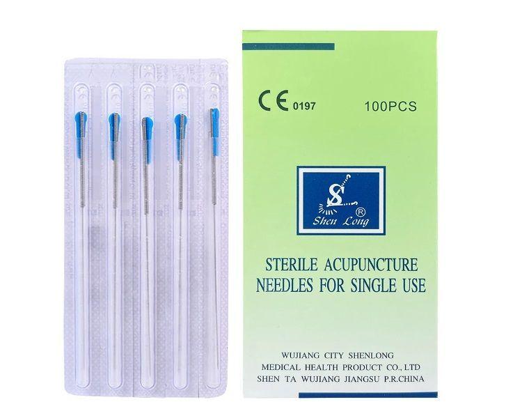 Aguja de acero inoxidable para Acupuntura 0,25*40 mm-2