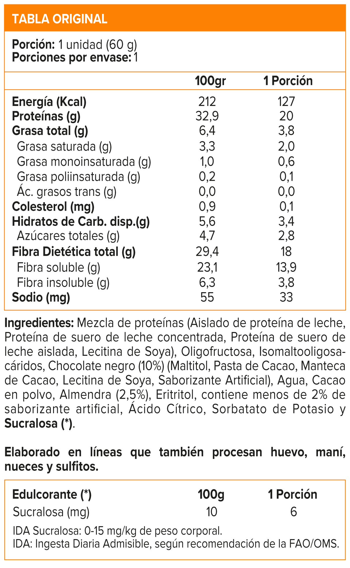 Twenty's Your Goal barras de proteína 60 gr-1