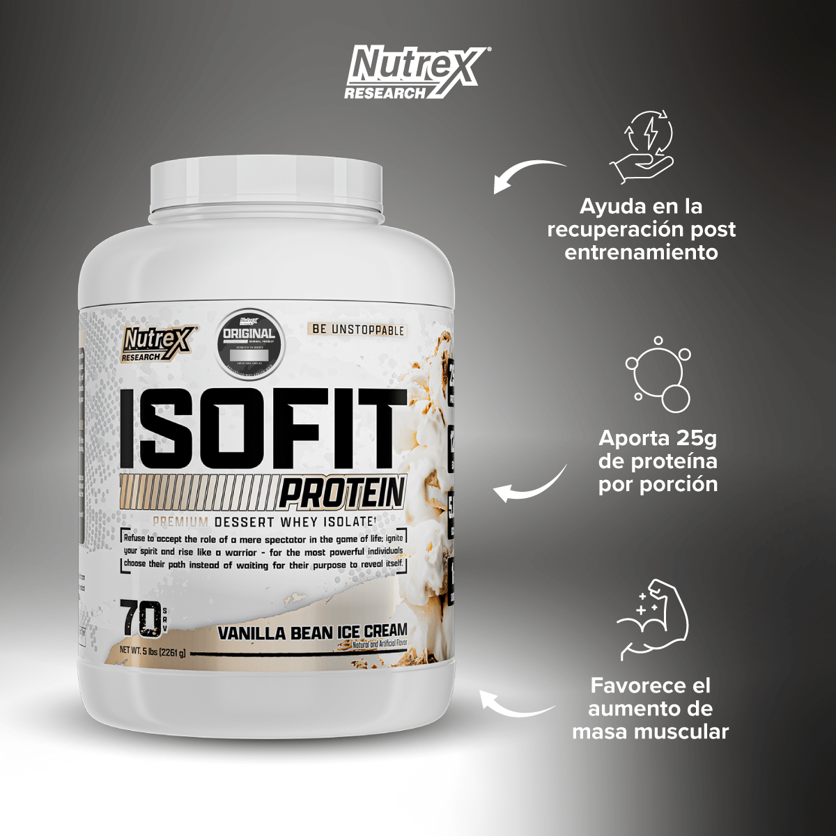 Isofit, Nutrex Isolate Protein 5 Lb-4