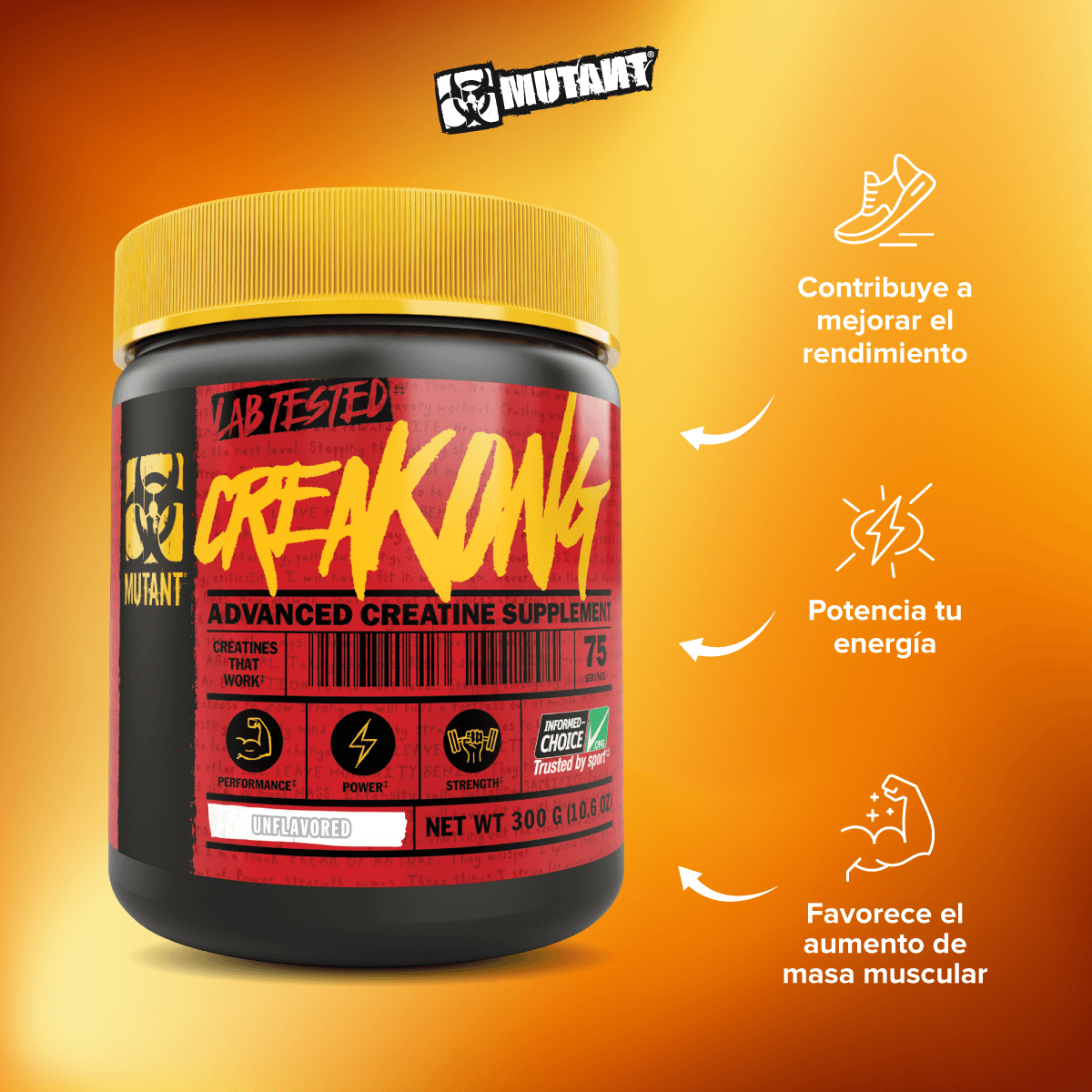 Creatina Mutant Creakong 300gr-3