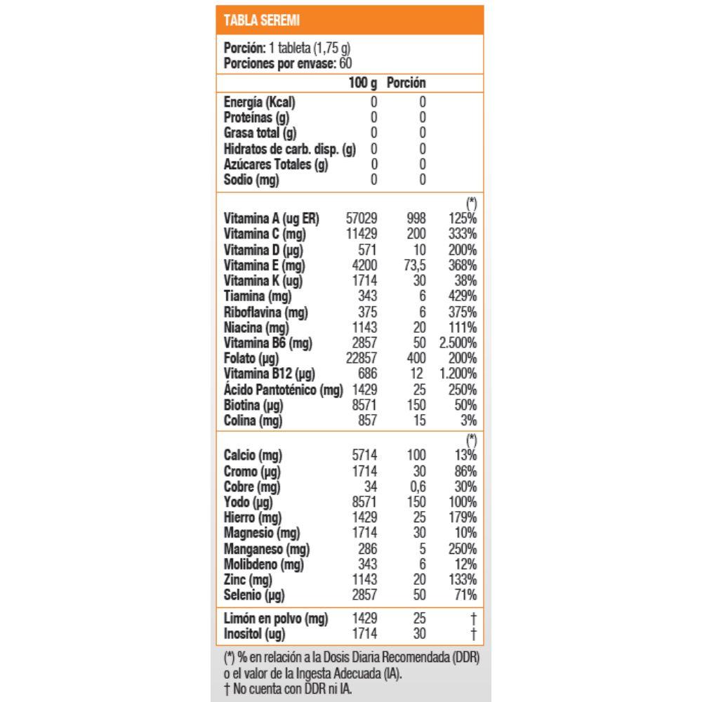Multi Students, Multivitamínico (60 tabs) - Multivitamínicos-1