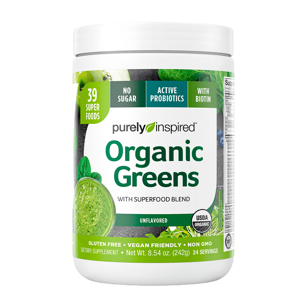 Organic Greens, Superalimento (242 gr)-0