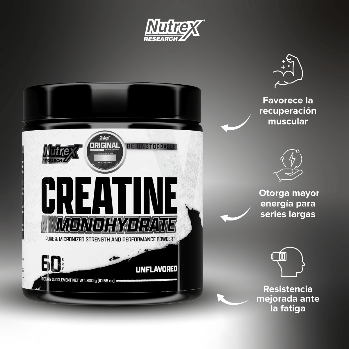 Nutrex creatina monohidratada 400gr-2