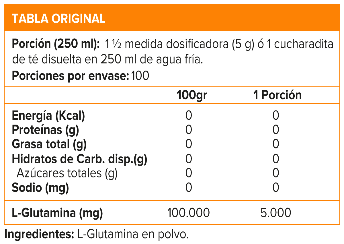 Myprotein L- glutamina 500 gr-1