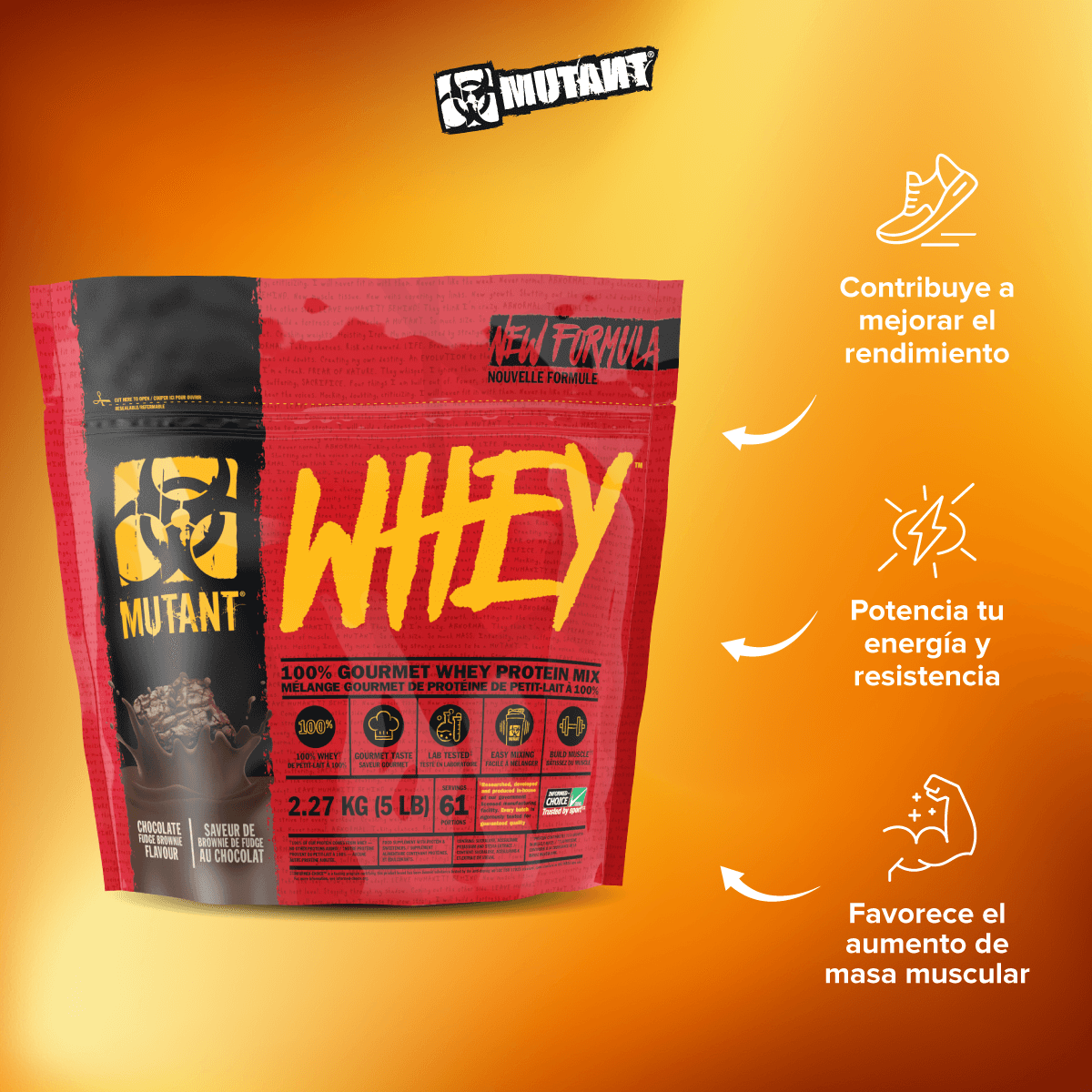Whey, Mutant Whey Protein 5 Lb-2