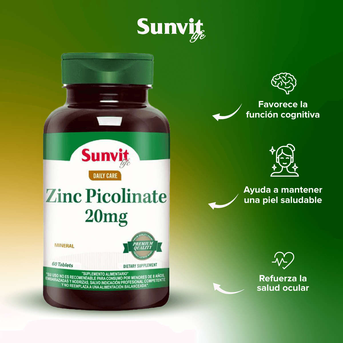 Zinc Picolinate 20 mg (60 tab)-2