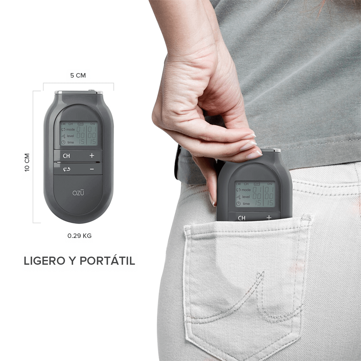 ELECTROESTIMULADOR DIGITAL TENS, OZU-4