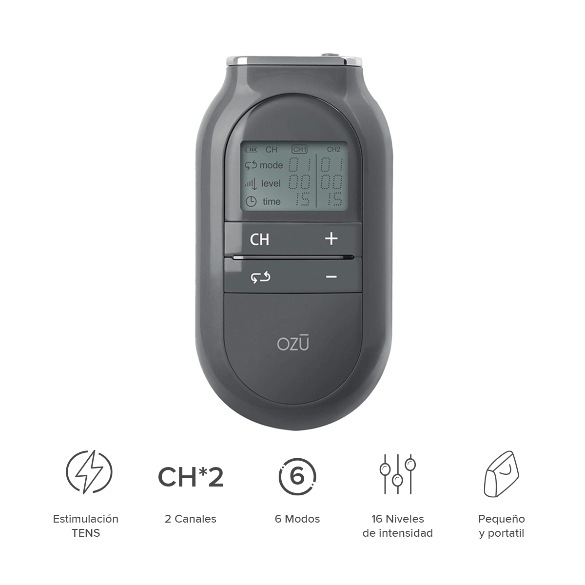 ELECTROESTIMULADOR DIGITAL TENS, OZU-5