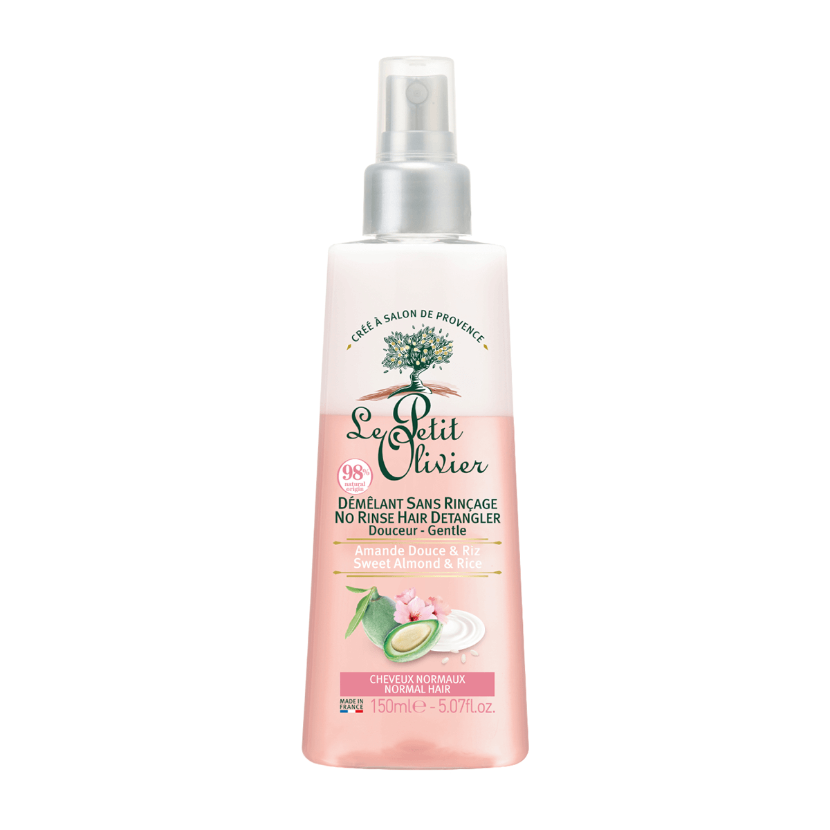 Spray Desenredante Cabello Normal 150ml, Le Petit Olivier-0