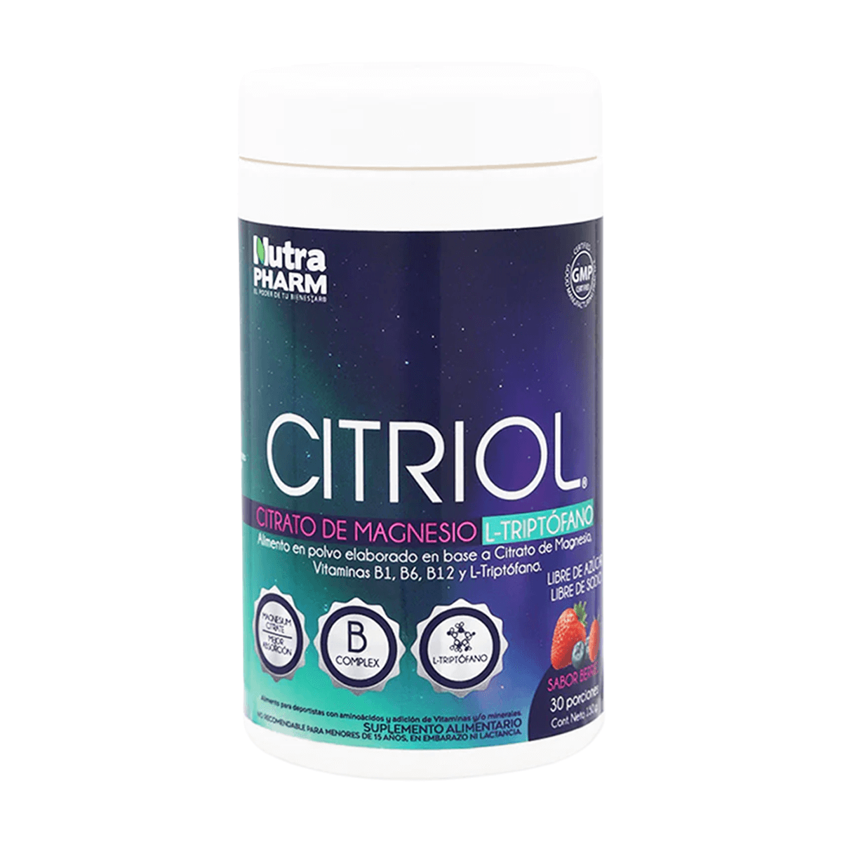 Citriol L-Triptofano 150 grs, Nutrapharm-0