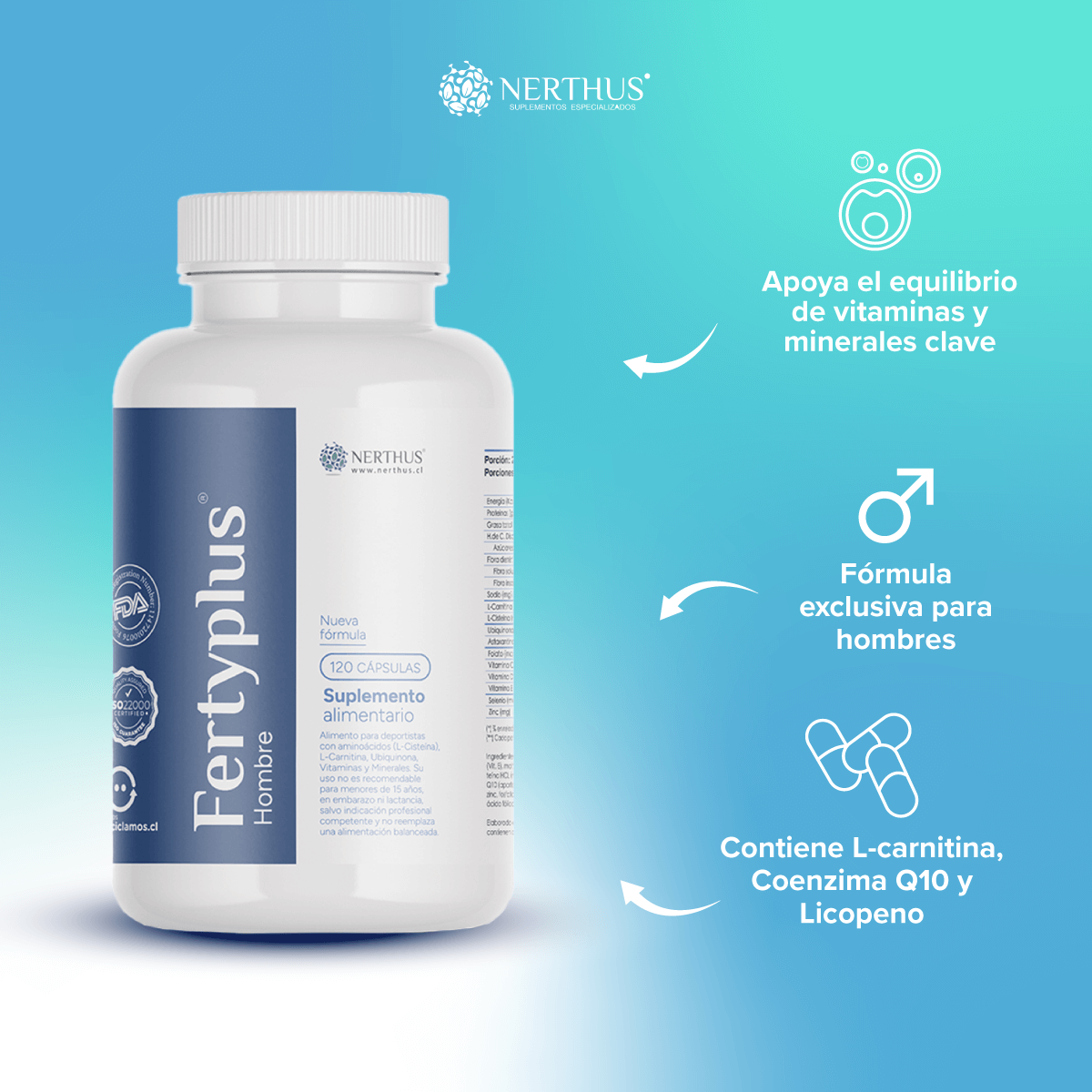 Fertyplus hombre de 120 cápsulas Nerthus-3