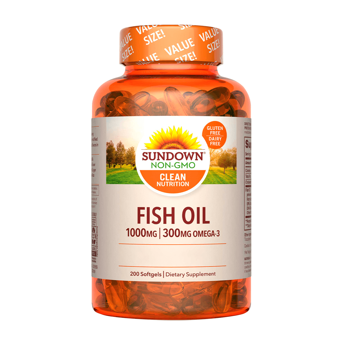 Fish Oil Clean Nutrition Omega 3 Sundown 1000mg (200 soft)-0