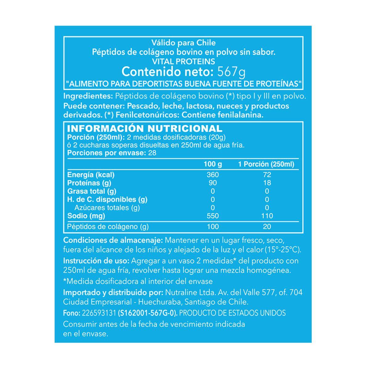 Collagen Peptides, Colageno (567 gr) - Colageno hidrolizado-1