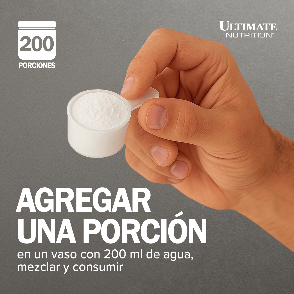 Ultimate Nutrition creatina monohidratada 1kg-3