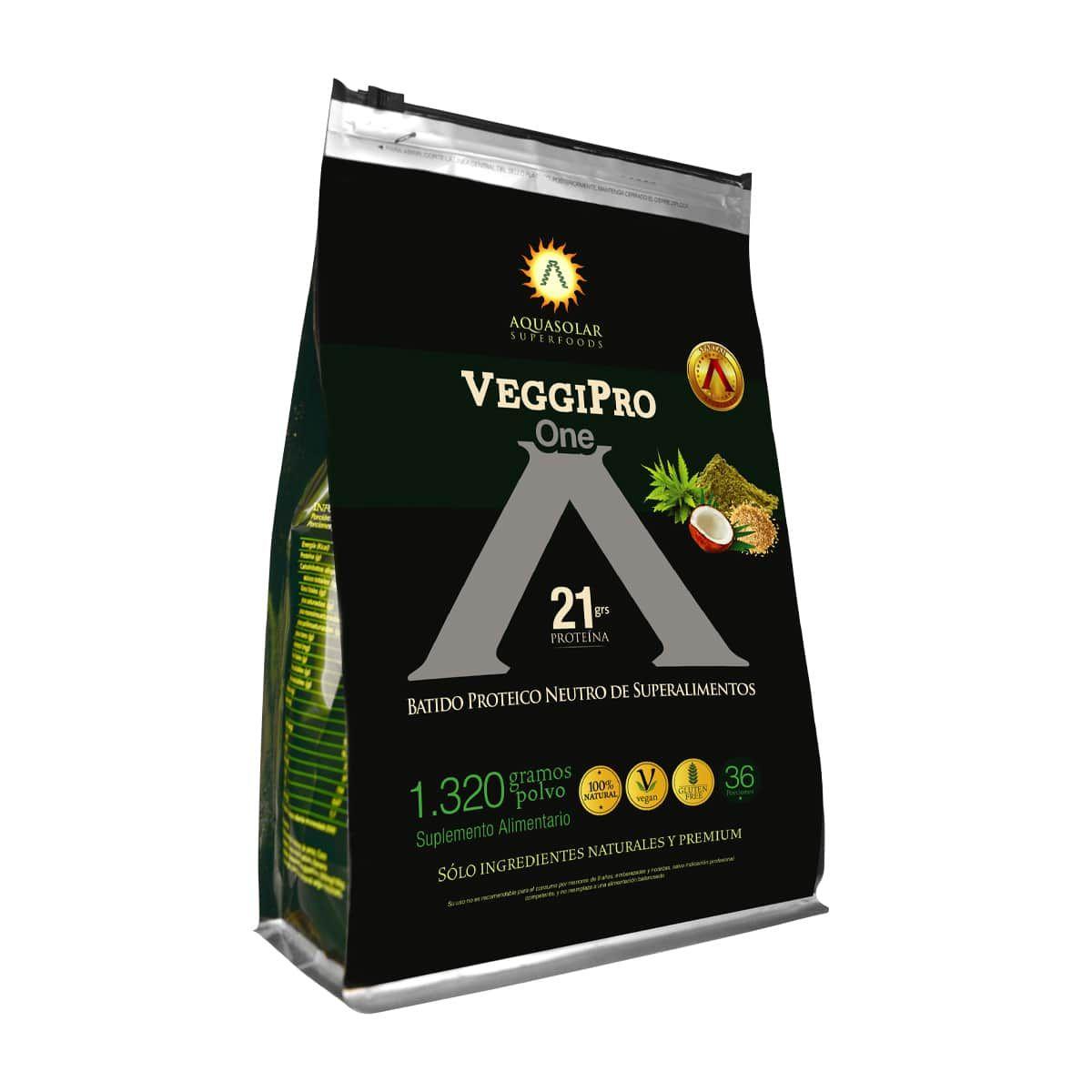 Veggipro Berries, Aquasolar proteína vegana 1320 gr-0