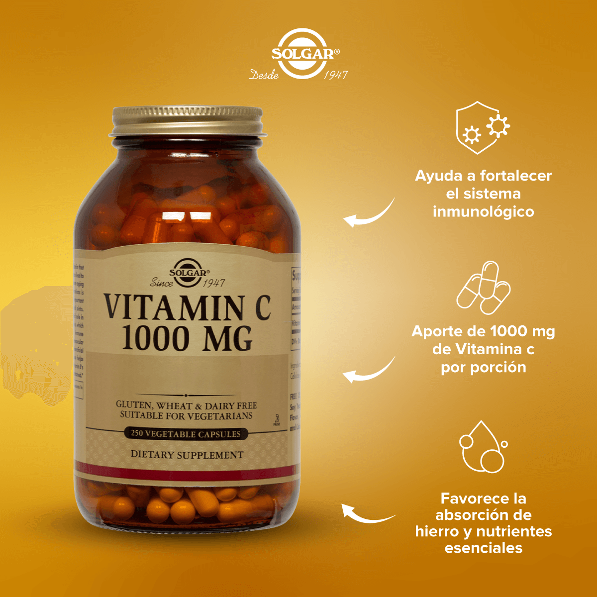 Vitamina C 1000 mg (250 caps)-2