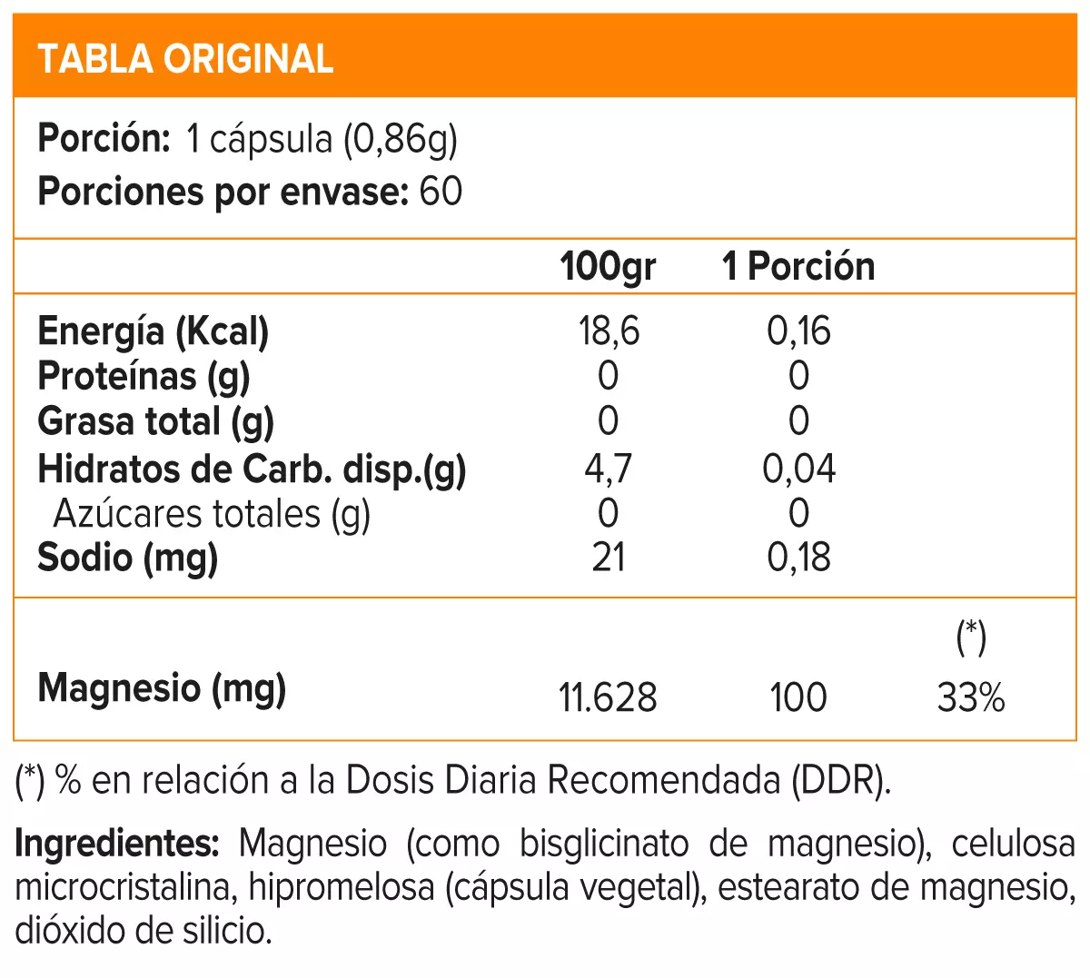 Magnesium Bisglycinate (60 caps), Sunvit Life-1