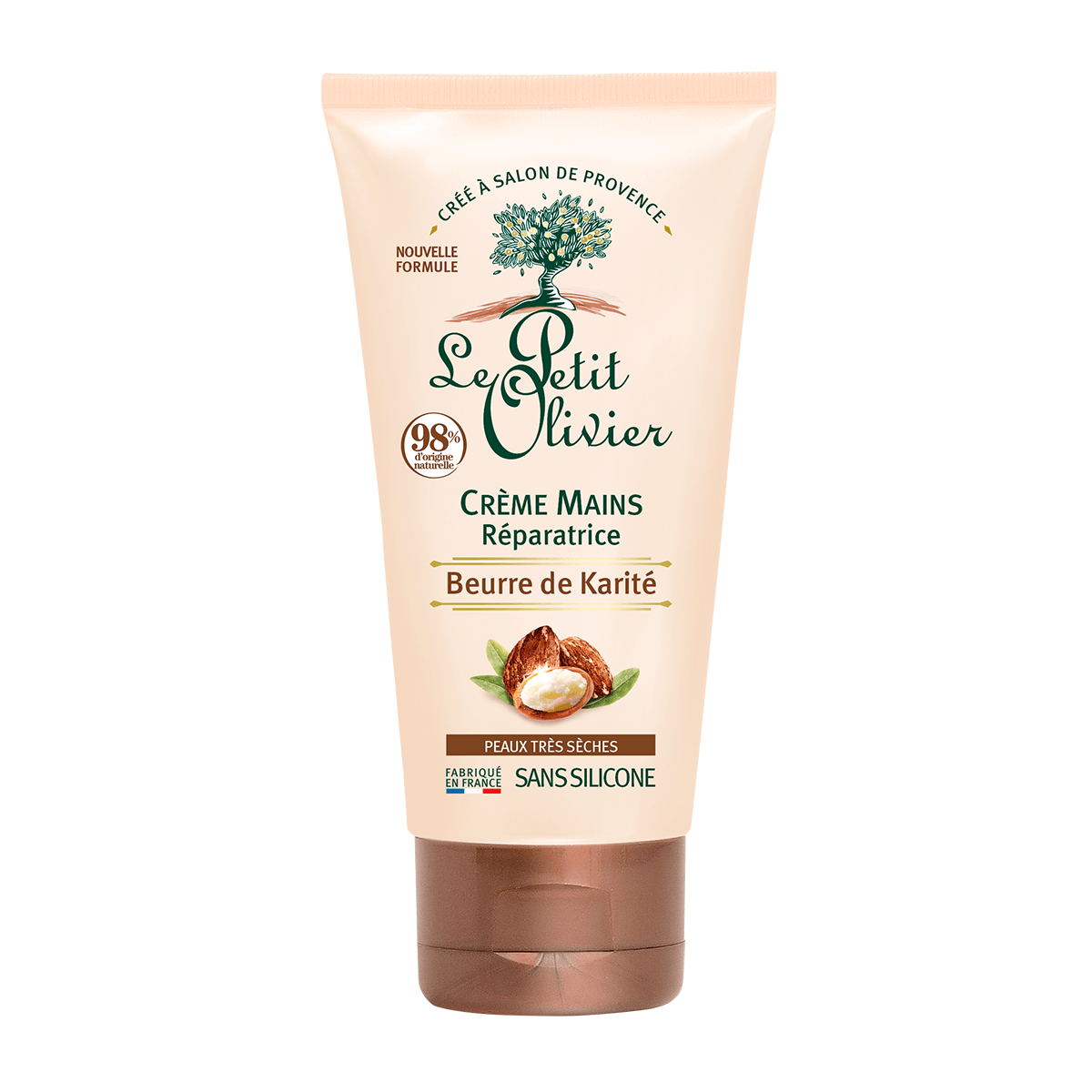 Crema de Manos Hidratante Karité 75ml, Le Petit Olivier-0