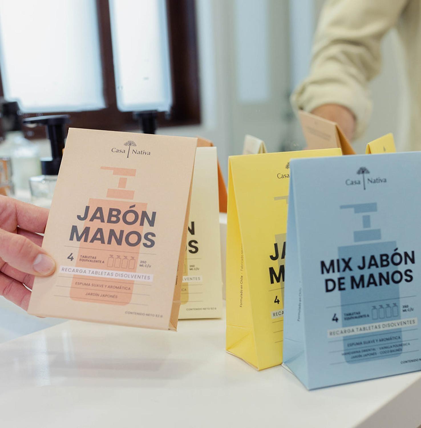 4 Recargas Jabón Espuma Jardín Japonés-3