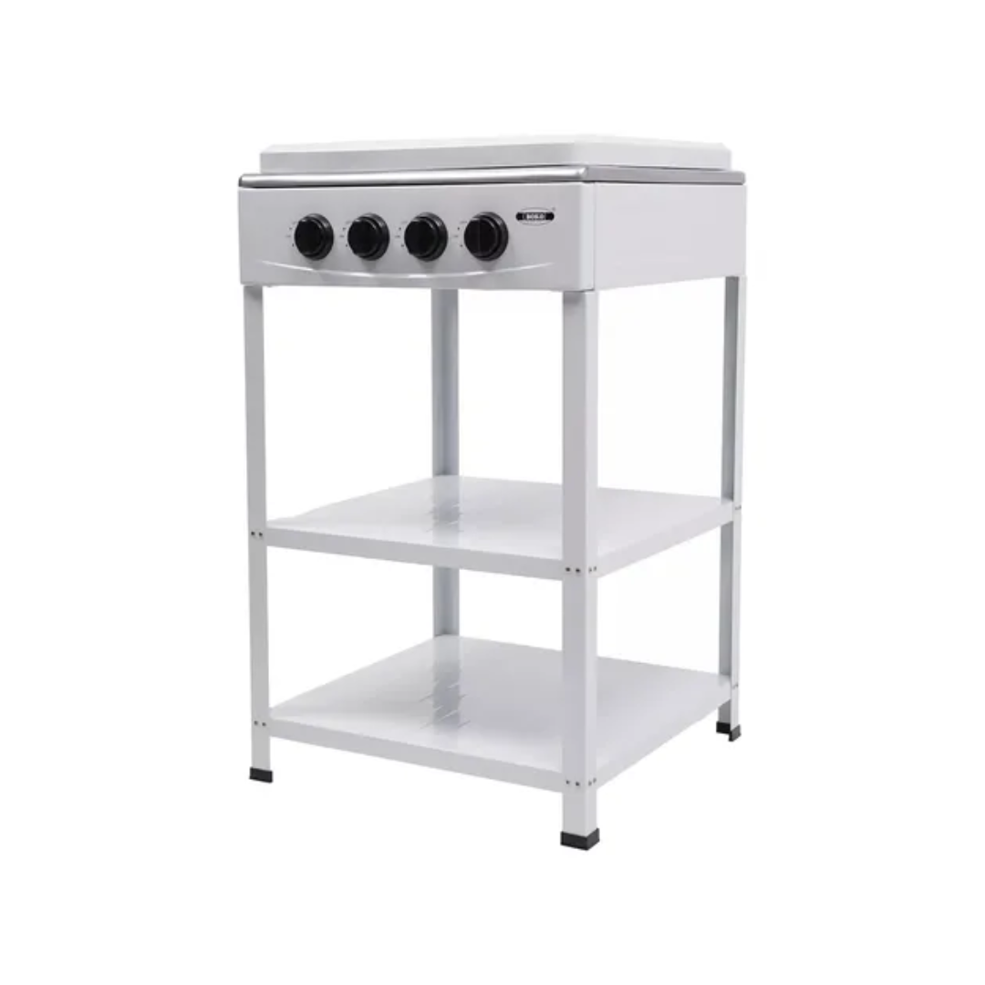 Cocina Encimera a Gas de 4 Quemadores con 3 Niveles-0
