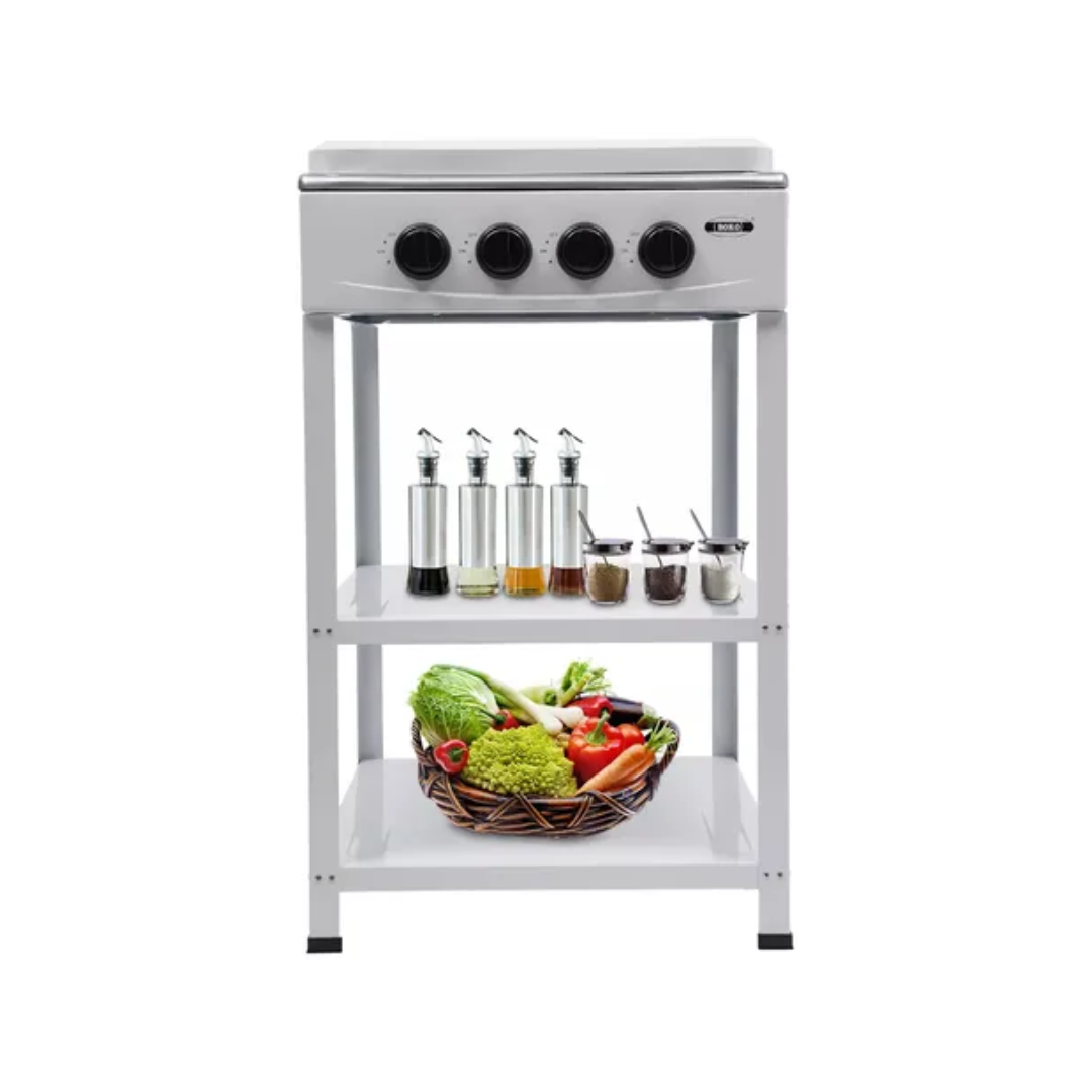 Cocina Encimera a Gas de 4 Quemadores con 3 Niveles-4