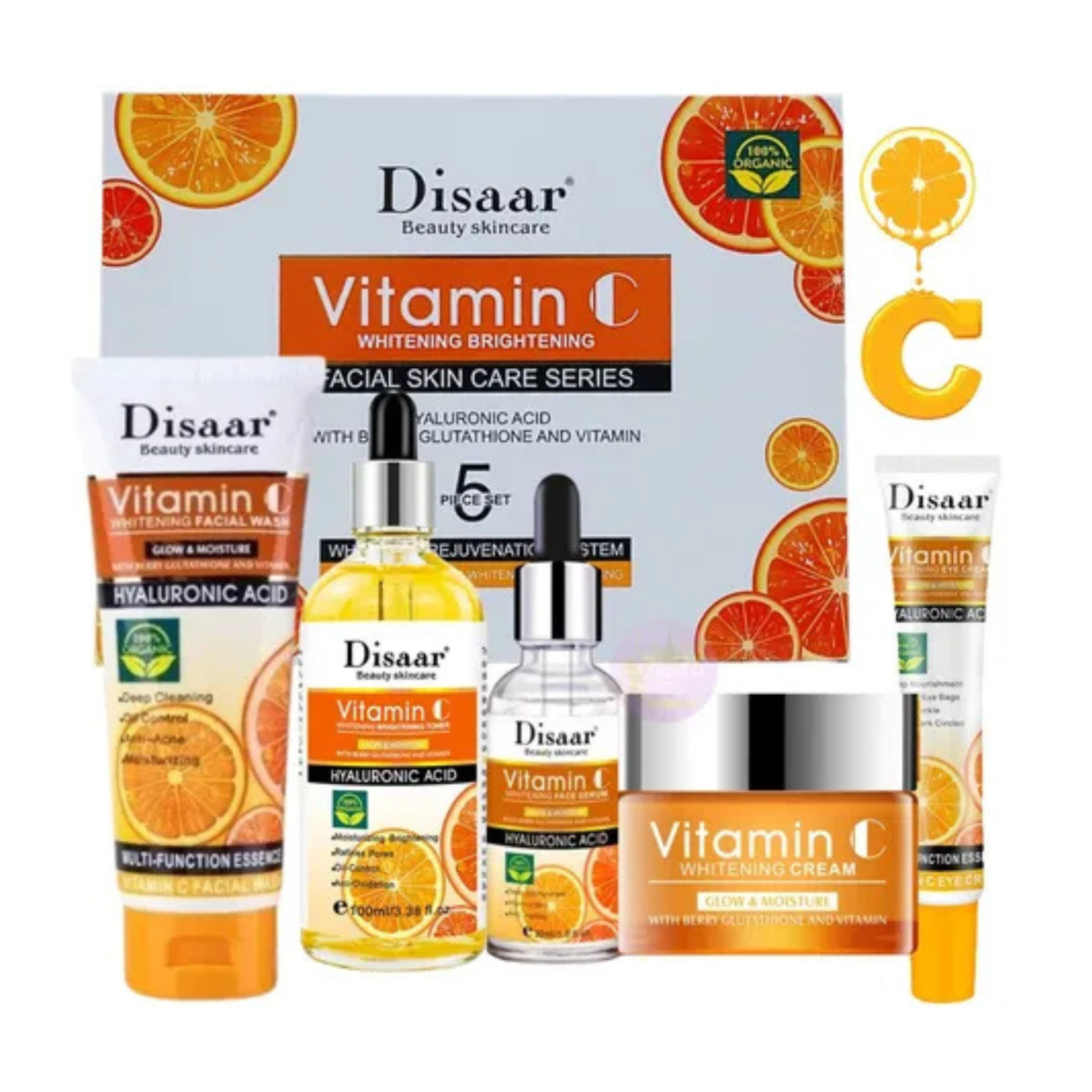 Set Completo Skincare Vitamina C Hidratante Blanqueador-0