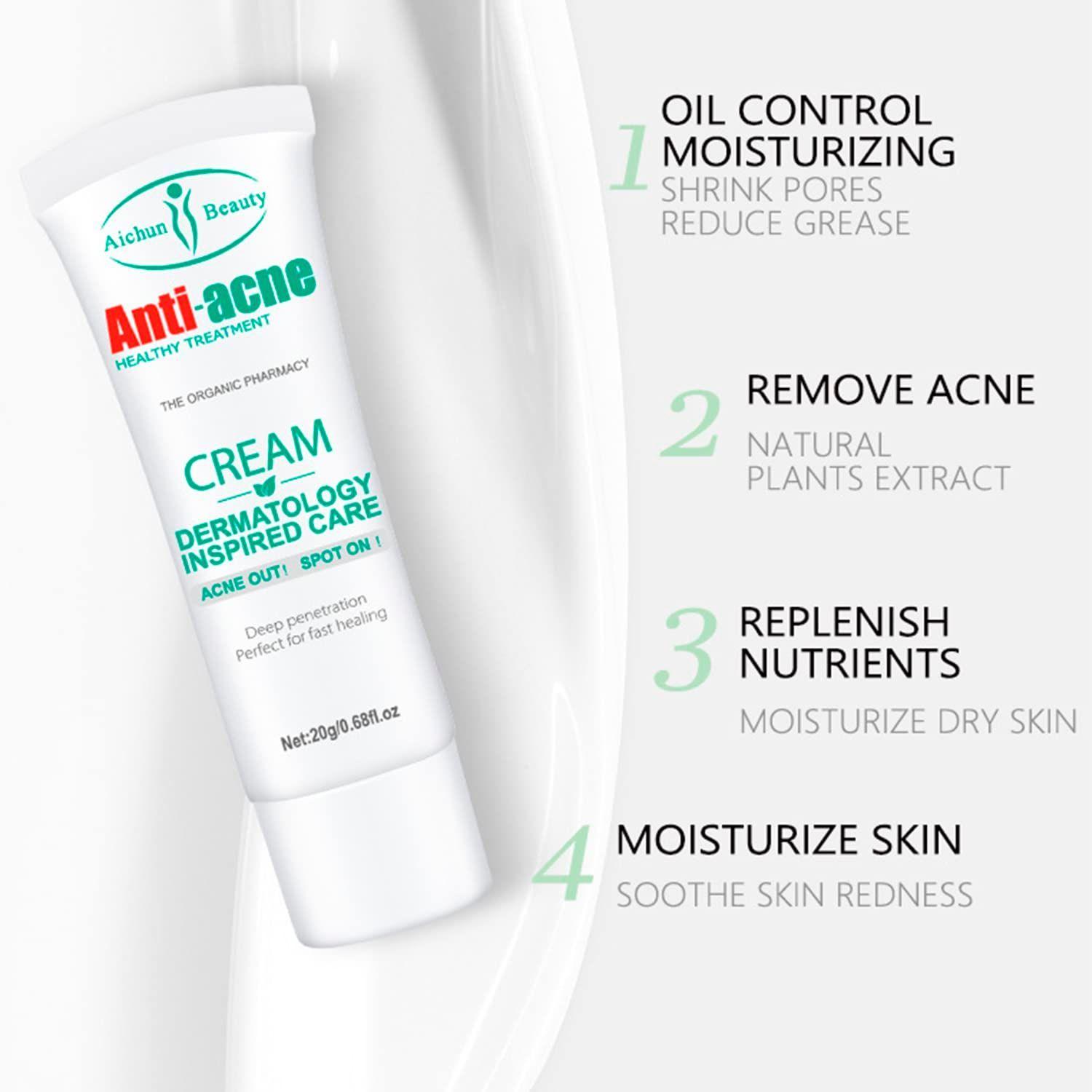 Crema Facial Anti Acné Ácido Salicílico Eficaz -1
