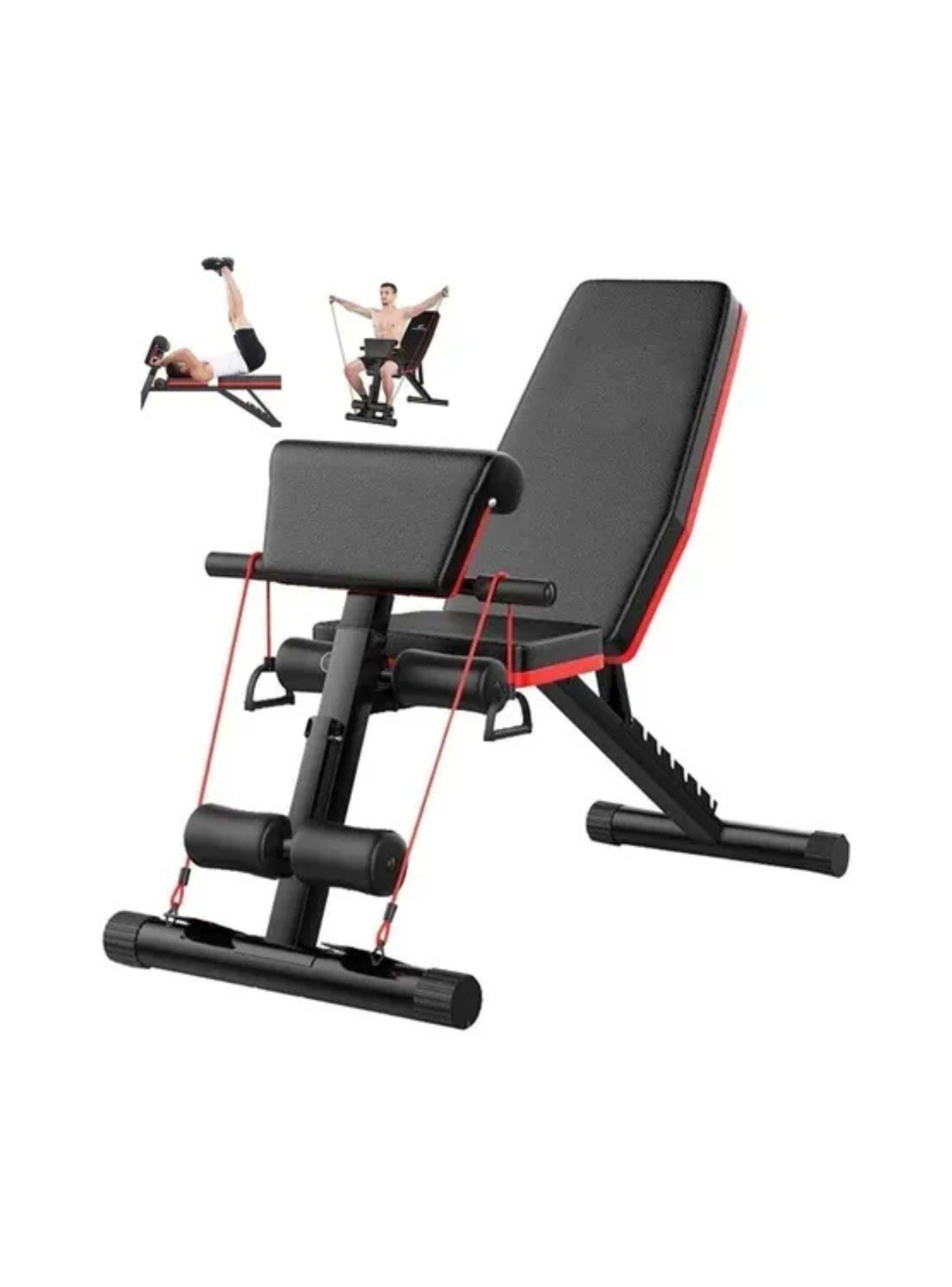 Máquina Aeróbica para Abdominales con Bandas-0