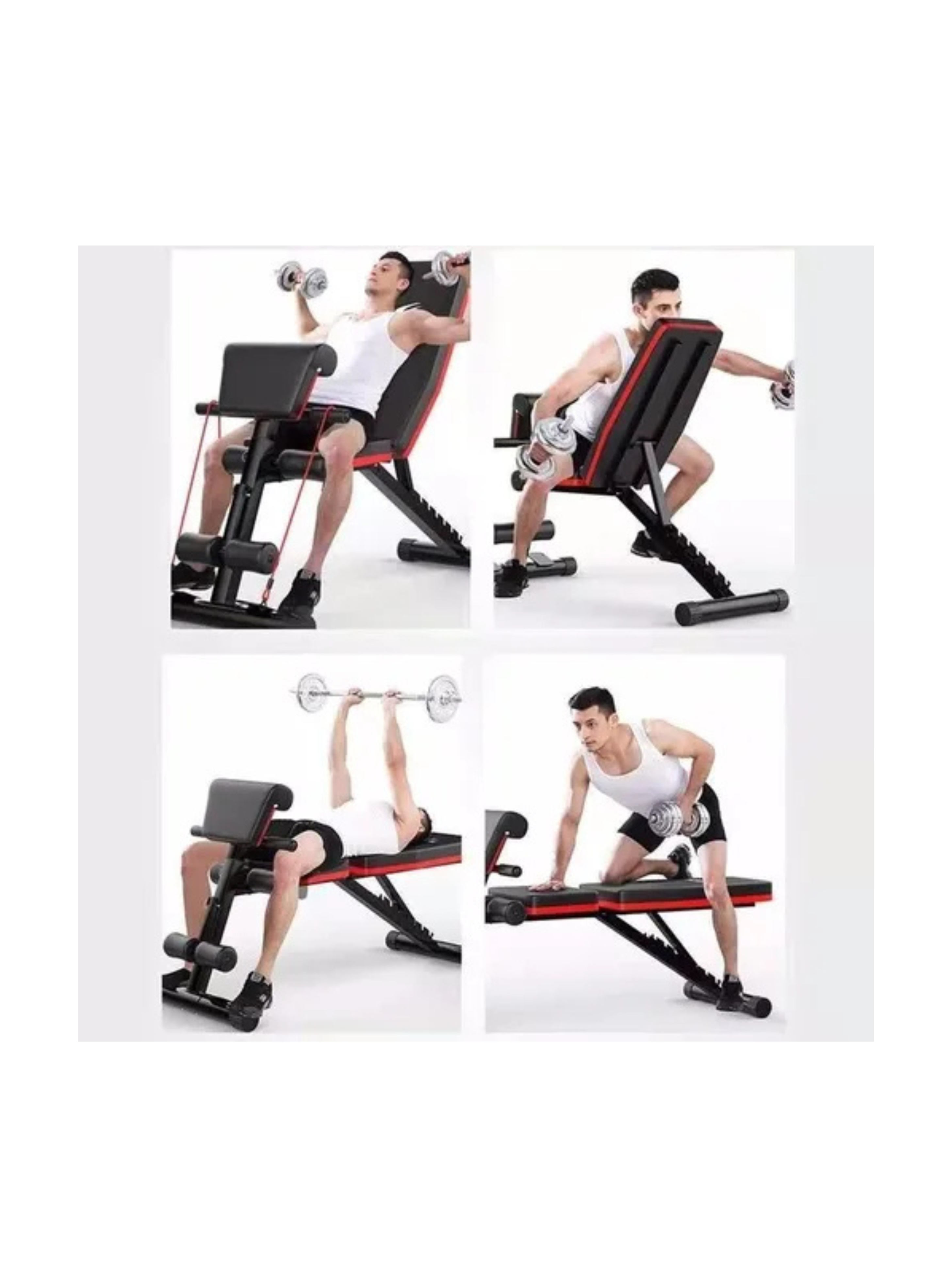 Máquina Aeróbica para Abdominales con Bandas-3