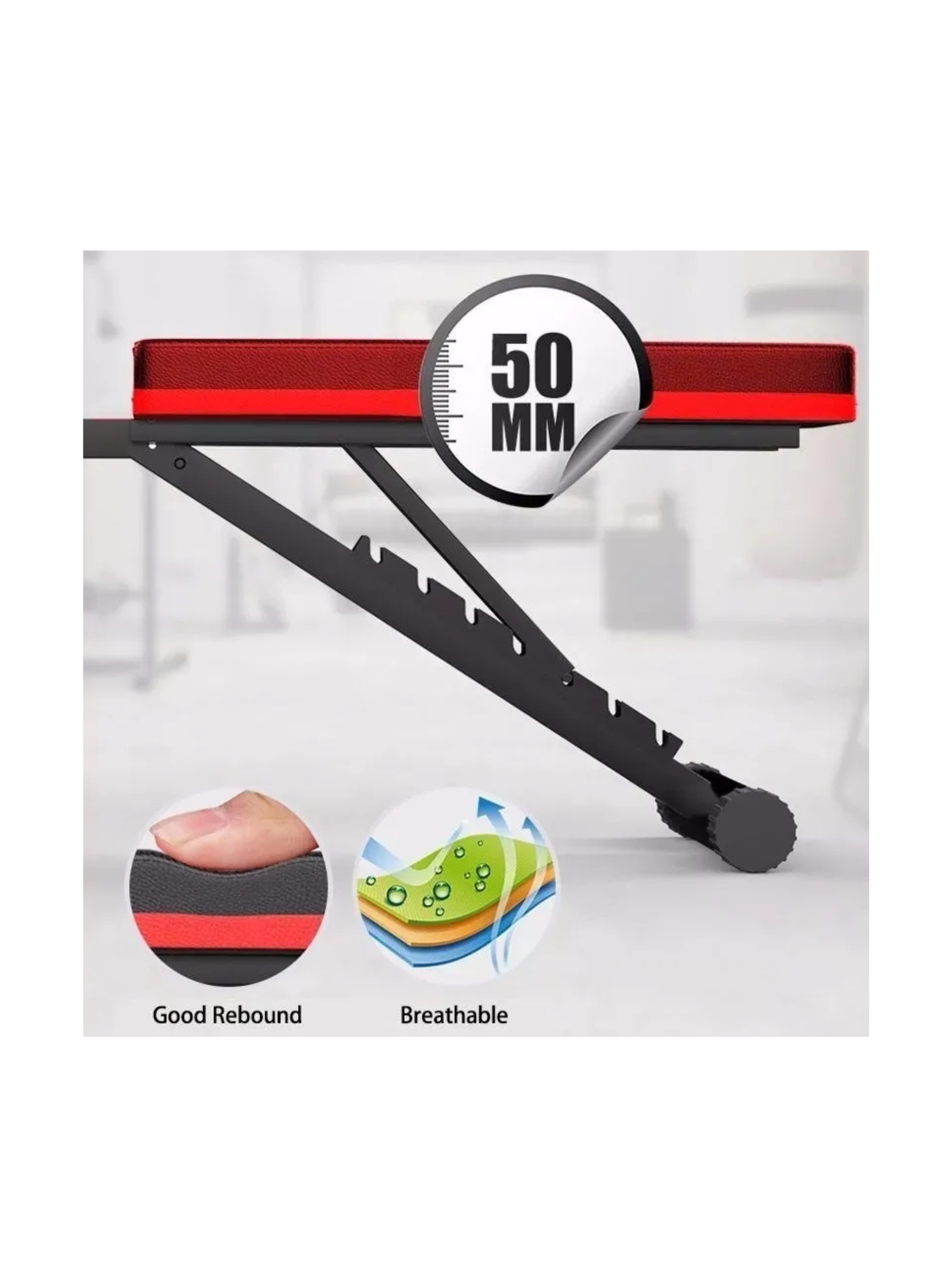 Máquina Aeróbica para Abdominales con Bandas-7