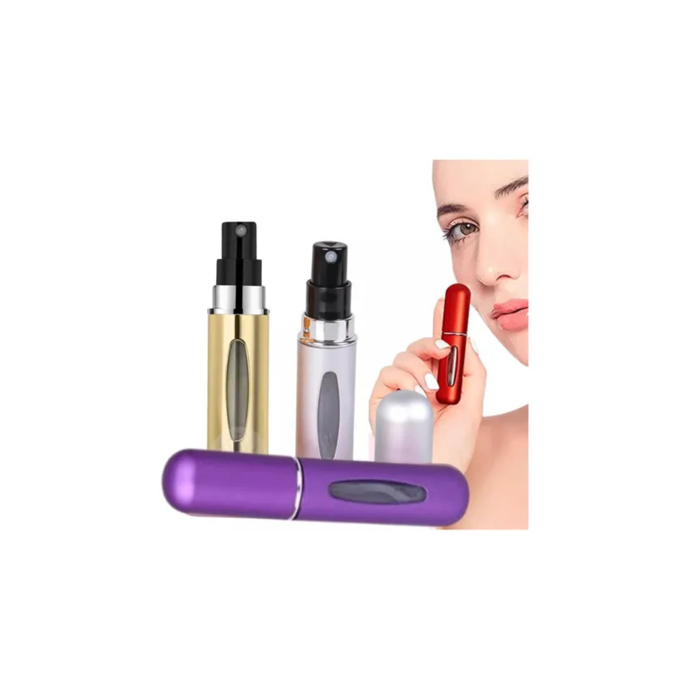 Mini Atomizador Para Perfume, Capsula Viaje 5ml-1