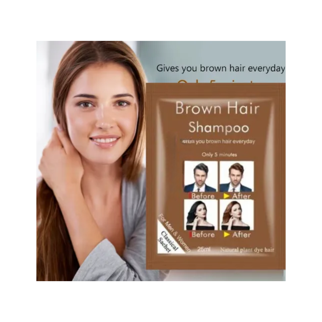 Shampoo para Cabello Castaño DISAAR Tinte Natural en Sachet-3