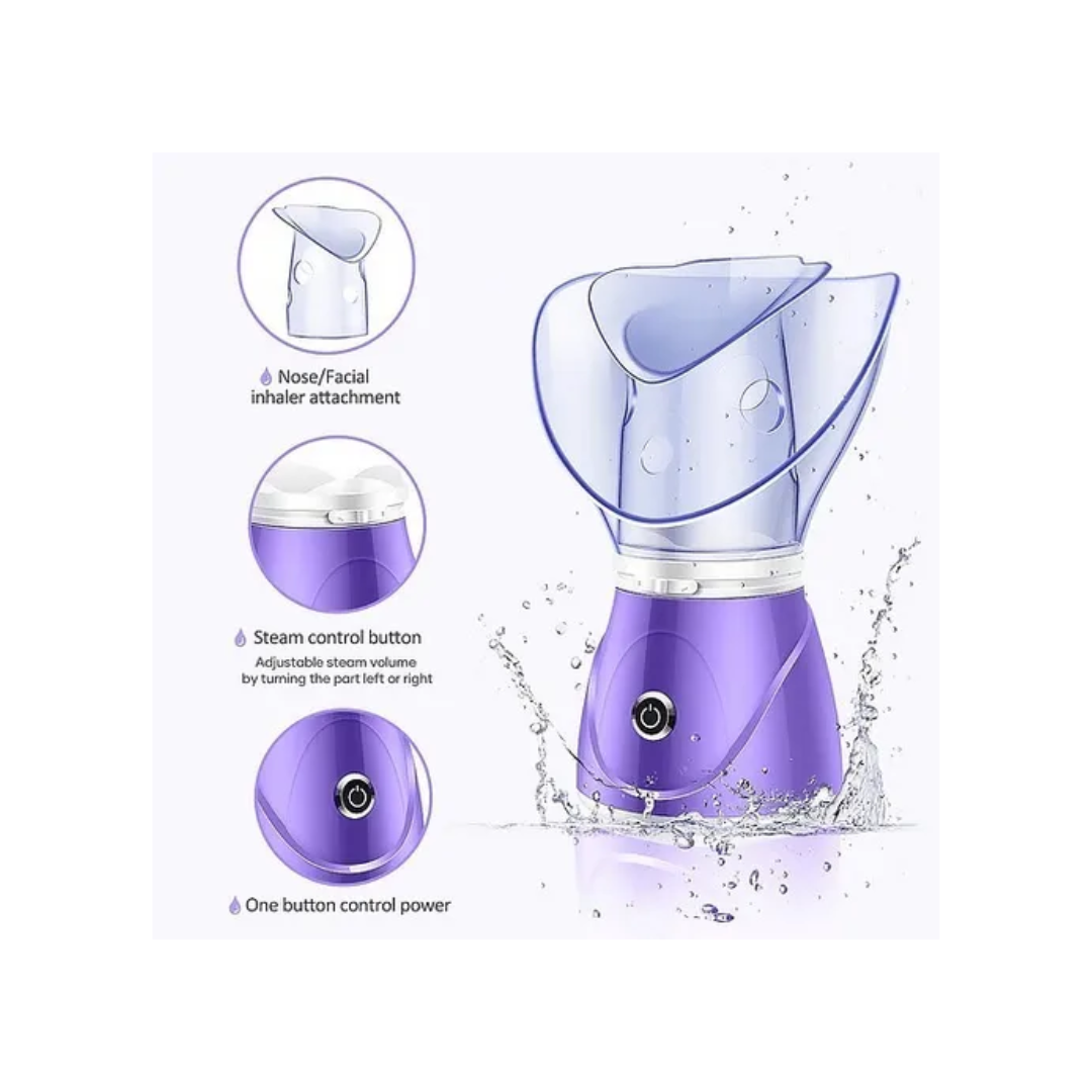 Vaporizador De Cara Sauna Facial Vaporizador Inhalador Spa-2