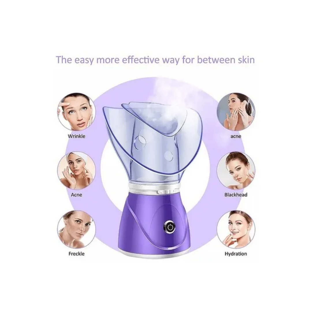 Vaporizador De Cara Sauna Facial Vaporizador Inhalador Spa-3