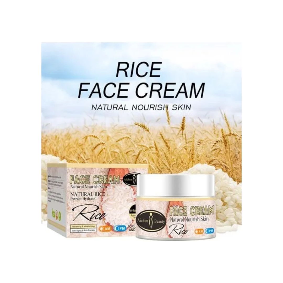 Crema Facial Arroz Antiarrugas Blanqueadora Acné-3