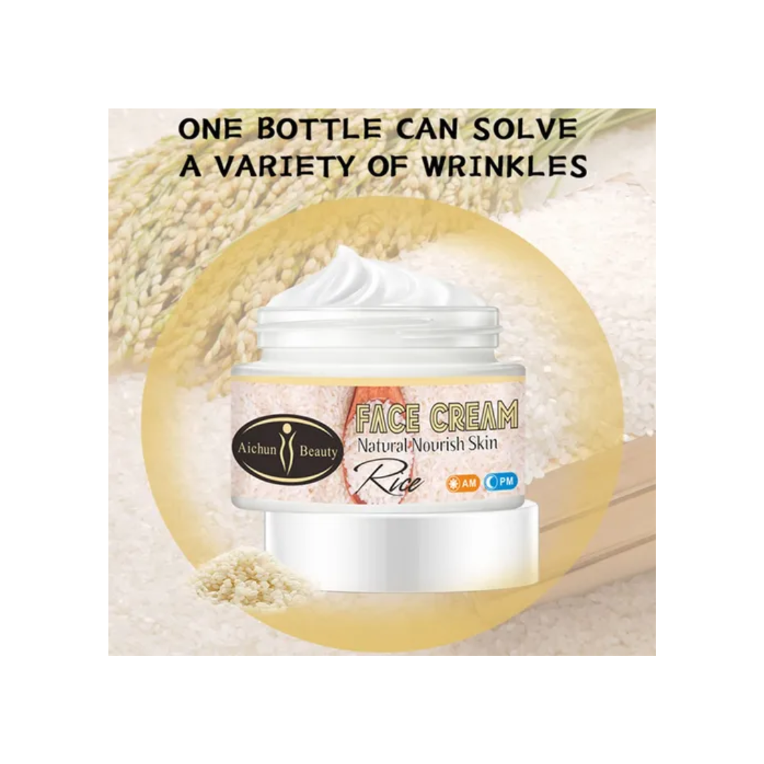 Crema Facial Arroz Antiarrugas Blanqueadora Acné-4