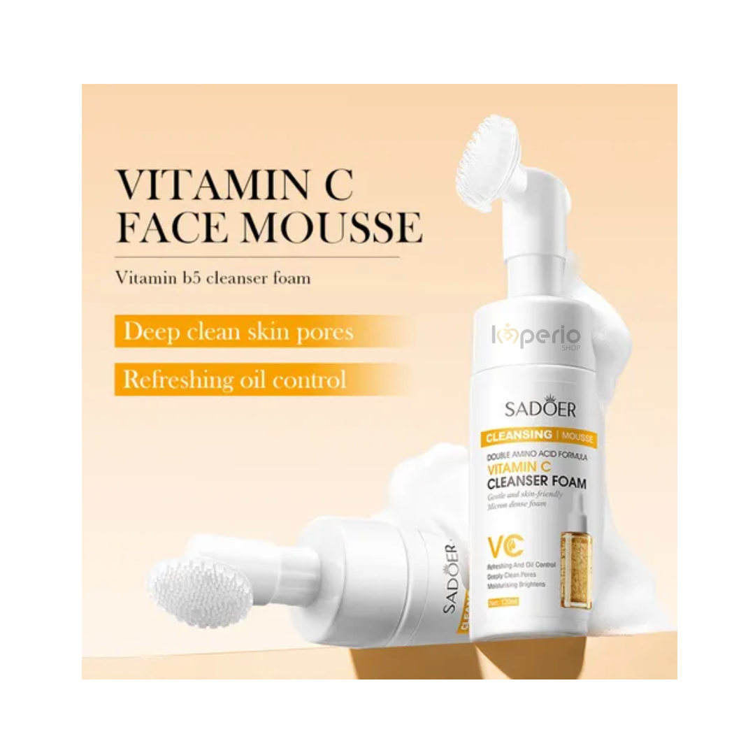 Espuma limpiadora facial con vitamina C 120 ml-2