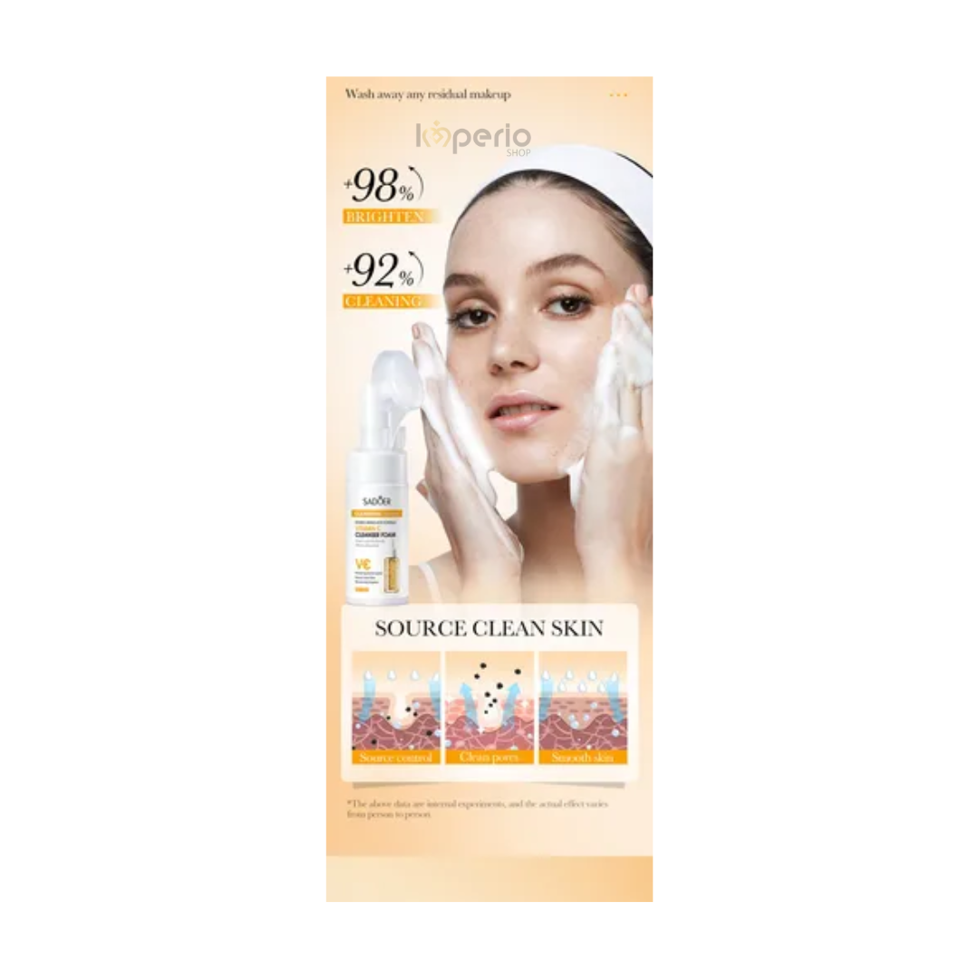 Espuma limpiadora facial con vitamina C 120 ml-3